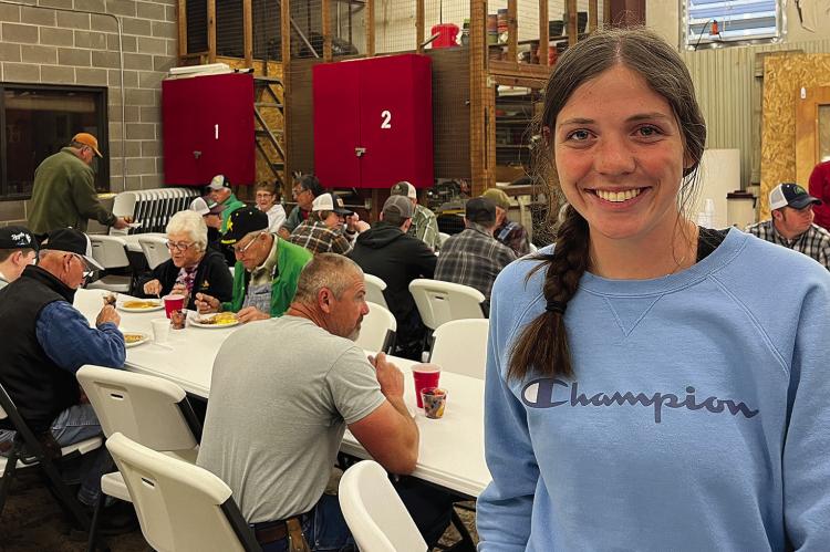 2023-2024 H-C FFA President Libby Fifer said the breakfast had a great turnout. SOPHIA BALES | Staff