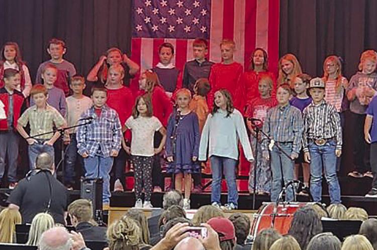 Orrick school district honors veterans