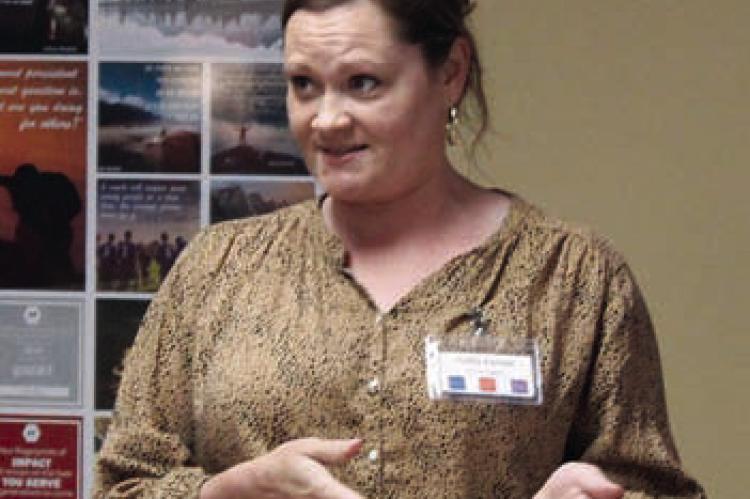 SPARTAN SUCCESS Program teacher Tatha Farnan shares insight into the program. SHARON DONAT | Staff
