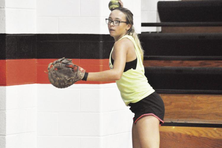 Giving the pitcher a workout