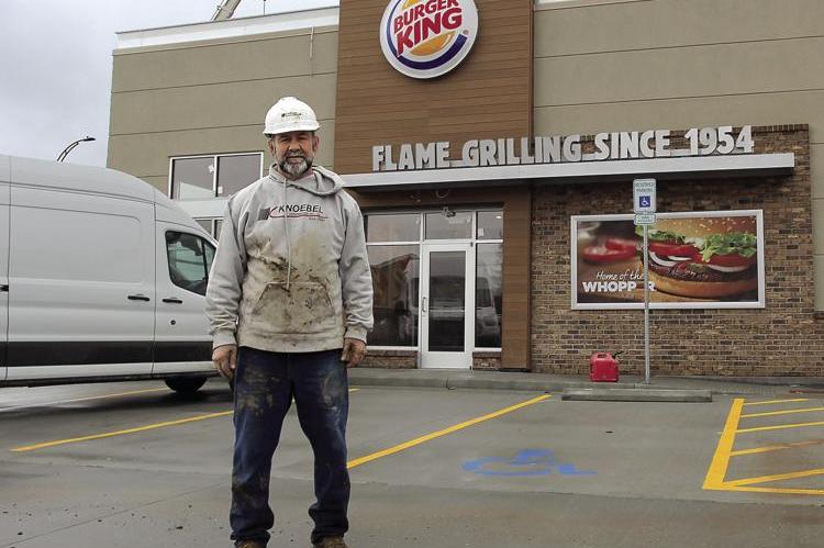 PROJECT Project superintendent Rick Martin of Knoebel Construction, Chesterfield, says the restaurant could open before the month ends.