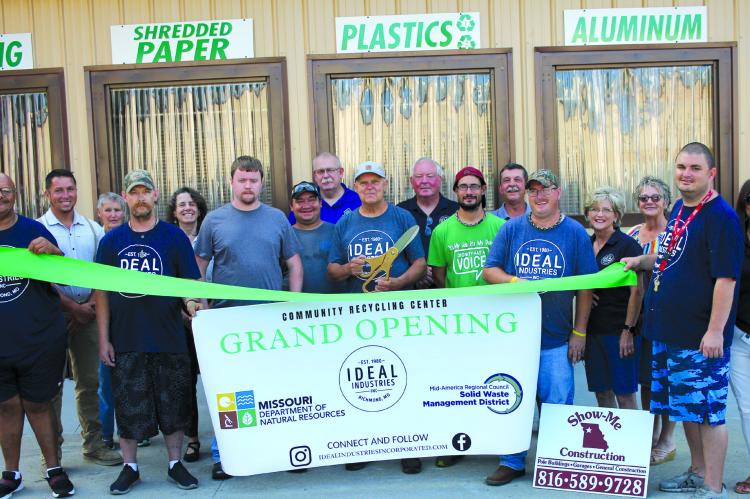 Ideal Industries Inc. of Richmond celebrates its opening with employees, board members and community stakeholders on Wednesday morning. A grant was received through the Mid-America Regional Council and the Missouri Department of Natural Resources. SOPHIA BALES | Staff