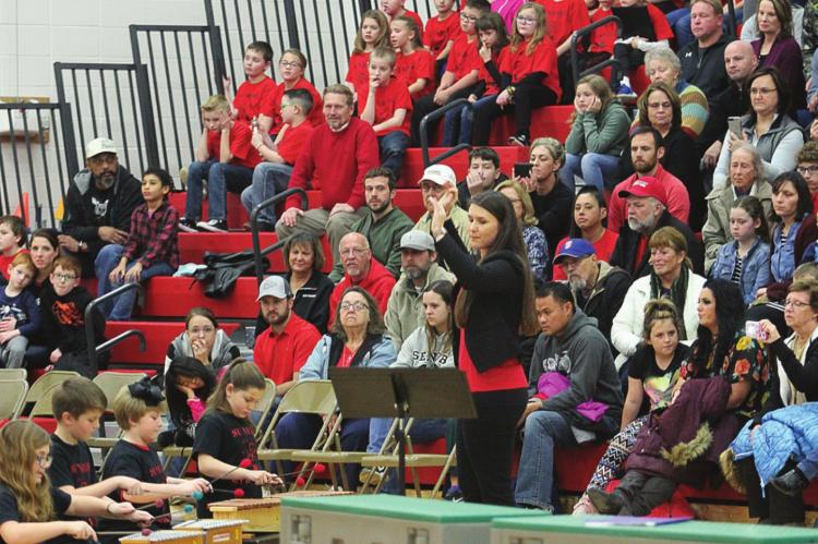 HUNDREDS LISTEN to music performed at Sunrise Elementary School under the direction of music teacher Chelsea Jones. J.C. VENTIMIGLIA | Richmond News