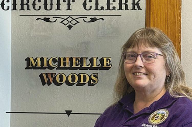 MICHELLE WOODS is seeking re-election as Ray County circuit clerk after serving four years in the position and 10 years in the Ray County court system. MIRANDA JAMISON | Staff