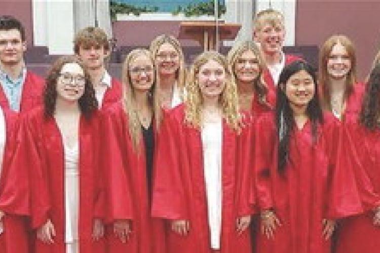 TWENTY-ONE seniors attended Baccalaureate. DAVID DONALDSON | Staff