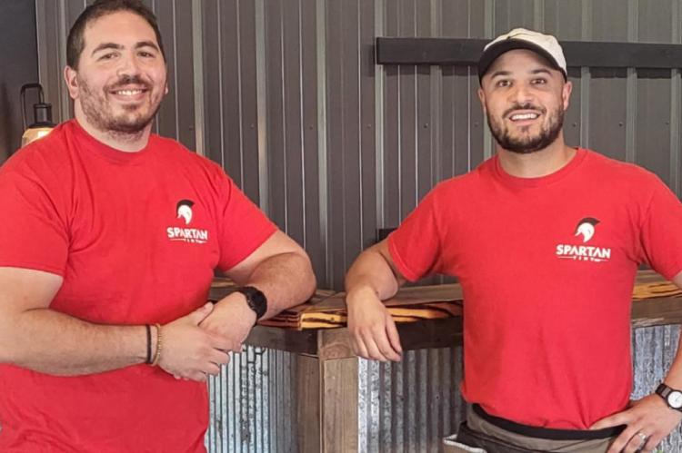 STEPHEN VARTANIAN and Jim Rich are partners in Spartan Tint, their car tint shop, located in the previously known “Art and Soul” building at 812 E. Main St. in Richmond. TARA ALTIS | Staff