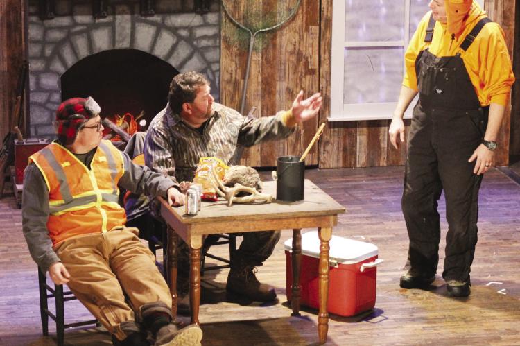 ON THE STAGE FOR the recently presented “A Good Old-Fashioned Redneck Country Christmas” are Spencer Morse, Kyle Foster and Ryan Kugler as Jimmy, Bill and Dave. SOPHIA BALES | Staff