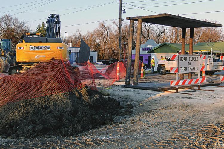 CLOSED briefly for drainage work, Wollard Boulevard is open fully and the project is complete.