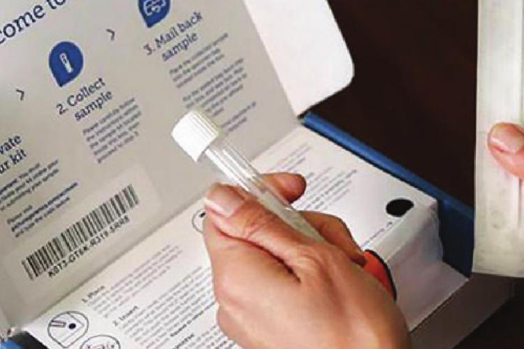 THIS FREE test kit for COVID-19 is available for home use.
