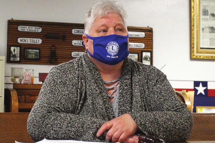 AT THE COUNTY Commission meeting, Senior Center Director Pat Mills tells why the senior center may stay closed for months. J.C. VENTIMIGLIA | Staff