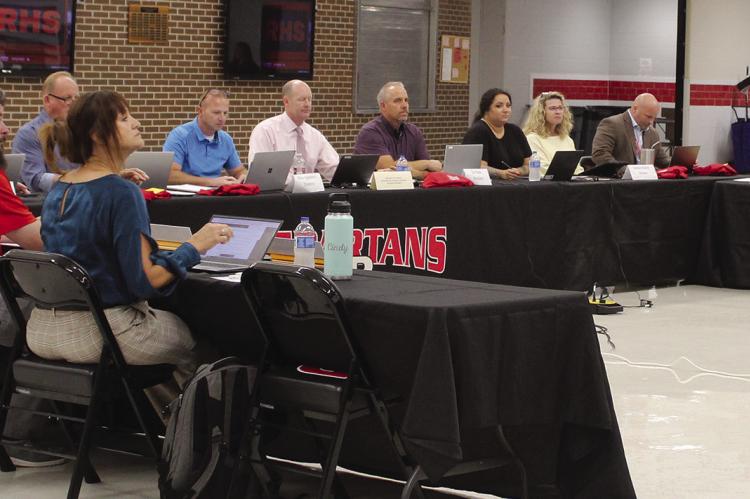 RICHMOND SCHOOL BOARD and community members gather to discuss the return of academic letter awards and other programs. SHARON DONAT | Staff