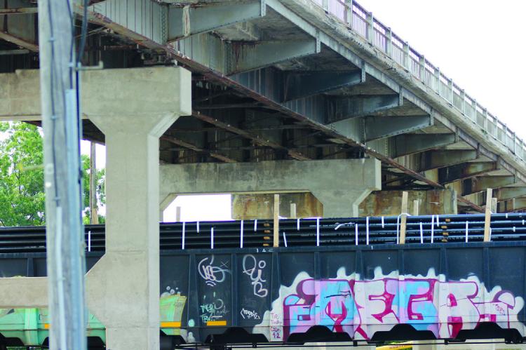 The old Hwy 13 Bridge is in disrepair. SOPHIA BALES | Staff