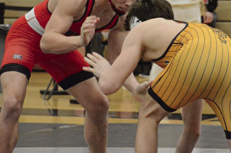 MADIX HUTCHINGS (left) is among the experienced wrestlers returning for the Richmond boys. SHAWN RONEY | Staff