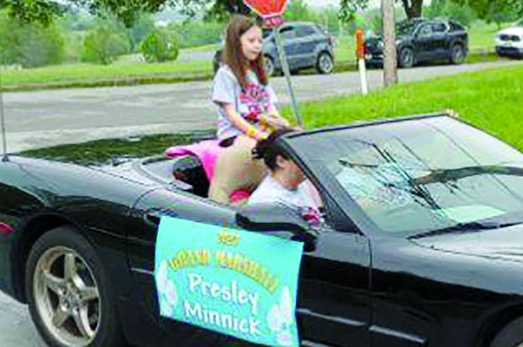 GRAND MARSHAL, Presley Minnick, rides in the parade. DAVID DONALDSON | Staff