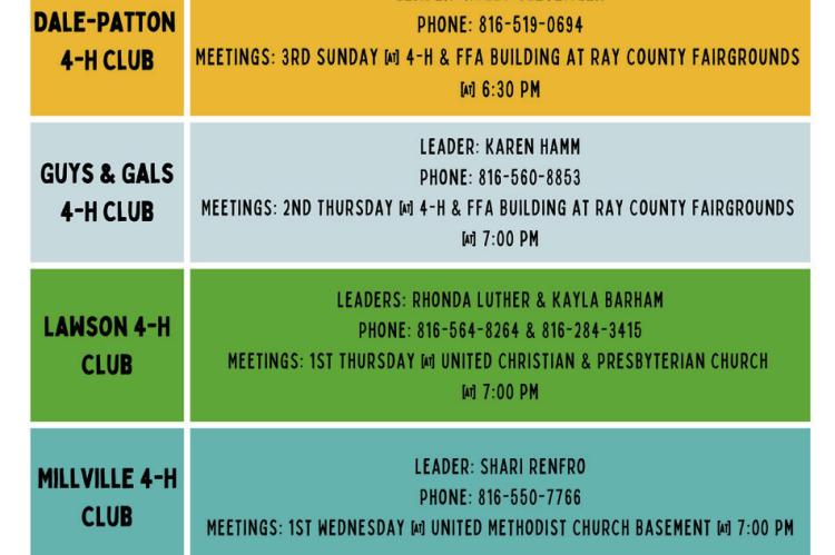 Ray County Celebrates National 4-H Week: Beyond Ready