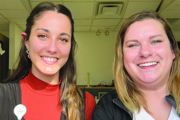 ASHLEY THOMPSON (left) and Maggie Greenwood have joined the Project Guardian team at RCHH. SHARON DONAT | Staff