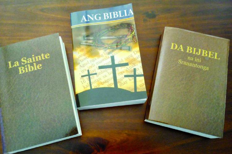 BIBLES DELIVERED TO other countries are printed in the local language of the country receiving them. DAVE DONALDSON | Staff