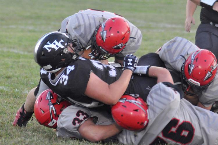 Gang tackled