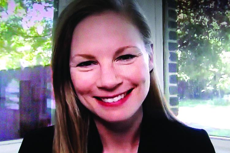 Democratic candidate for governor, Nicole Galloway