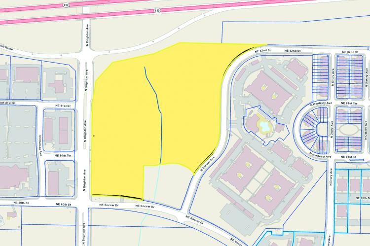 THE PROPOSED annex site, moving west to east, is boxed by North Brighton Road to the west, the south Highway 152 ramp to the north, North Denver Avenue to the east and Northeast Soccer Drive to the south.