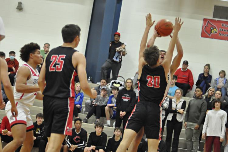 Contested jumper