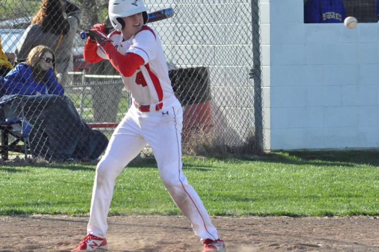 Steele at bat