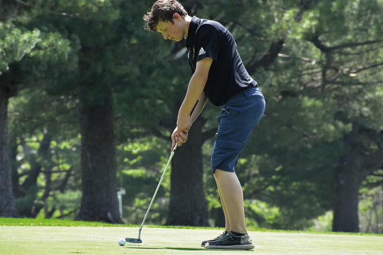ALMOST ONE YEAR after the taking of this photo, Jacob McElwee turns in a top-40 finish for Orrick in Class 1 district competition. SHAWN RONEY | Staff