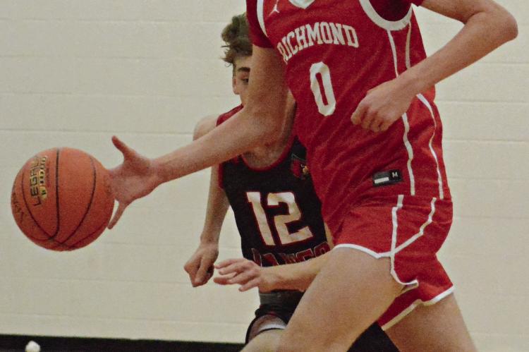 GABE JOHNSON, shown dribbling in 2023, is among the many familiar faces returning to participate in winter sports. And it’s great to see him back. SHAWN RONEY | Staff