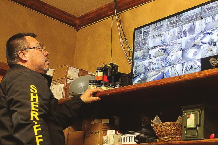 RAY COUNTY Undersheriff Steve Mendoza discusses the lack of visual information available from the jail’s inmate video monitoring system. A good system would help safeguard inmates from hurting themselves and others.