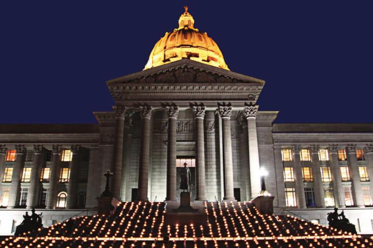 A DEMOCRAT, then-Gov. Jay Nixon in 2013, urged the Republican-dominated General Assembly to expand Medicaid, which had been cut by former Gov. Matt Blunt, a Republican. These luminaries on the state Capitol steps support Nixon, but the General Assembly does not. Since 2018, tens of thousands of children have lost Missouri Medicaid. Voters in August will decide the issue of whether to bypass lawmakers and expand Medicaid coverage for Missourians.