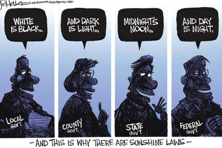 Tyranny wraps itself in secrecy