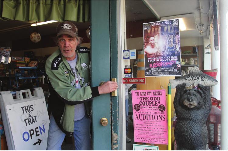 OWNER Mike Weber says someone burglarized his store, This & That.
