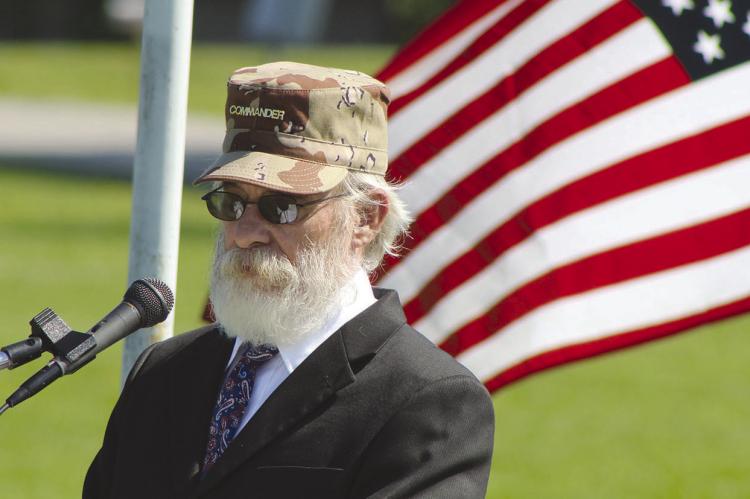 RAY COUNTY VETERANS ASSOCIATION Founder and Commander John Blakeman reflects on the sacrifices of military service members during Richmond Memorial Day ceremonies honoring generations of fallen veterans. SHARON DONAT | Staff