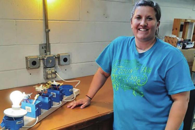 RICHMOND High School’s Laura Allen attends the 2021 Agricultural Mechanics Academy, a national agricultural educator training event at Texas State University in San Marcos.