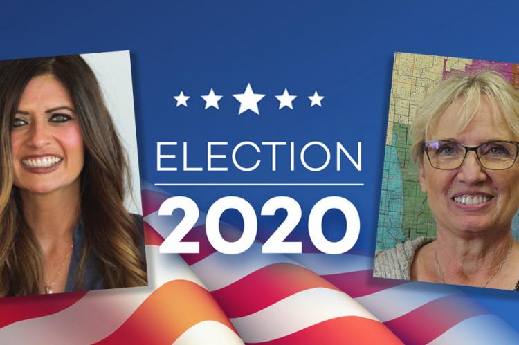 Clay Election Judge Tiffany Francis and Ray County Clerk Glenda Powell