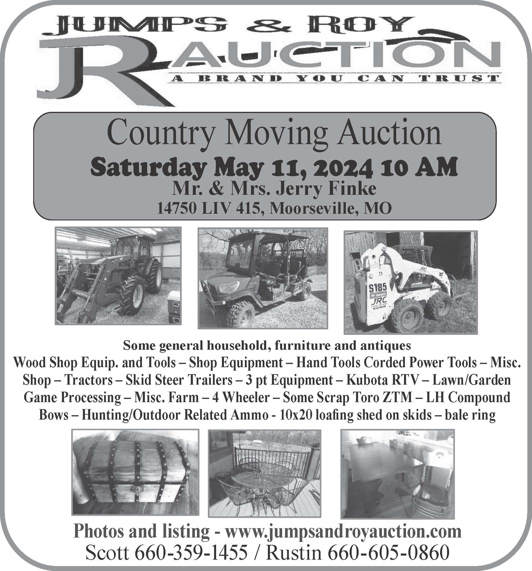 Jump & Roy Auction