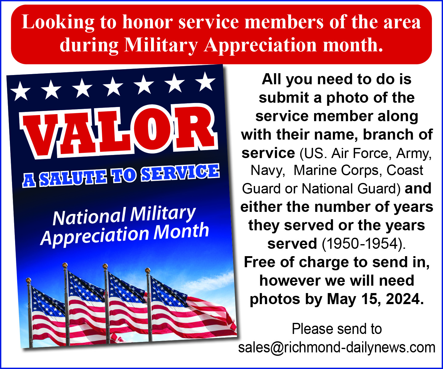 Honoring our service members