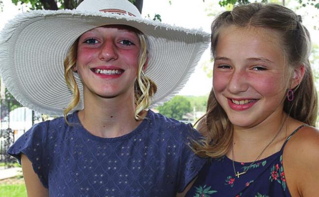 LILY AND ELLA Ripley are among the county fair contestants.