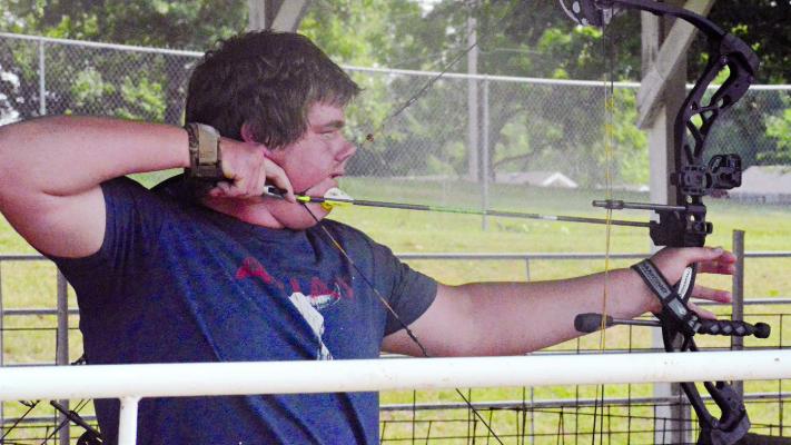 JAKE CRINGAN received the Best in Show for ages 14 and older in the archery competition held at Ray County Fairgrounds. SHAWN RONEY | Staff