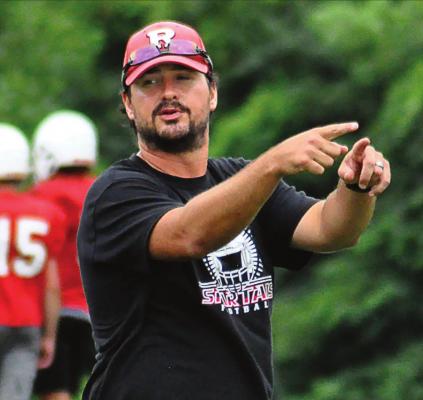 NICK PERSELL, Richmond’s new varsity baseball coach, is putting his diamond duties on hold for a while so he can focus on varsity football. SHAWN RONEY | Staff