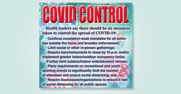 6 Steps to Covid Control