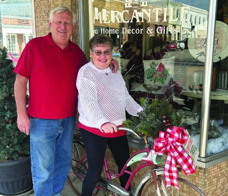 ROBERT (LEFT) AND Janet Duncan announce the closing of Town Square Mercantile. SOPHIA BALES | Staff