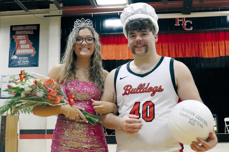 CROWNED COURT WARMING queen and king are seniors Chelsea Gant and JW Doyle. Among the candidates and court: Naveah Wollard, Jake McMillan, Lilly Lyon, Kaden McGinnis, Haley Minor, Ben Barnett, Addison Schachtele, Max Clariday, Mairanda Smith, Denver Douglas, Gabby Phipps, Preston Register, Izzy Kleoppel and Spencer Twyman. BRANDEE DOYLE | Submitted