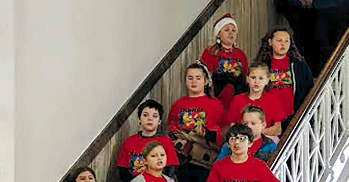 Sounds of Christmas heard at courthouse