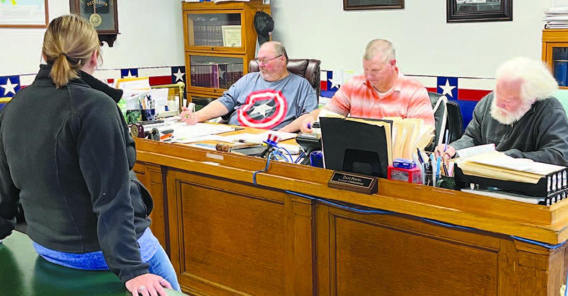 Commissioners sign court order
