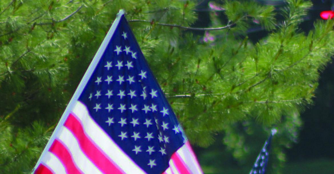 Flags fly over Memorial Day weekend